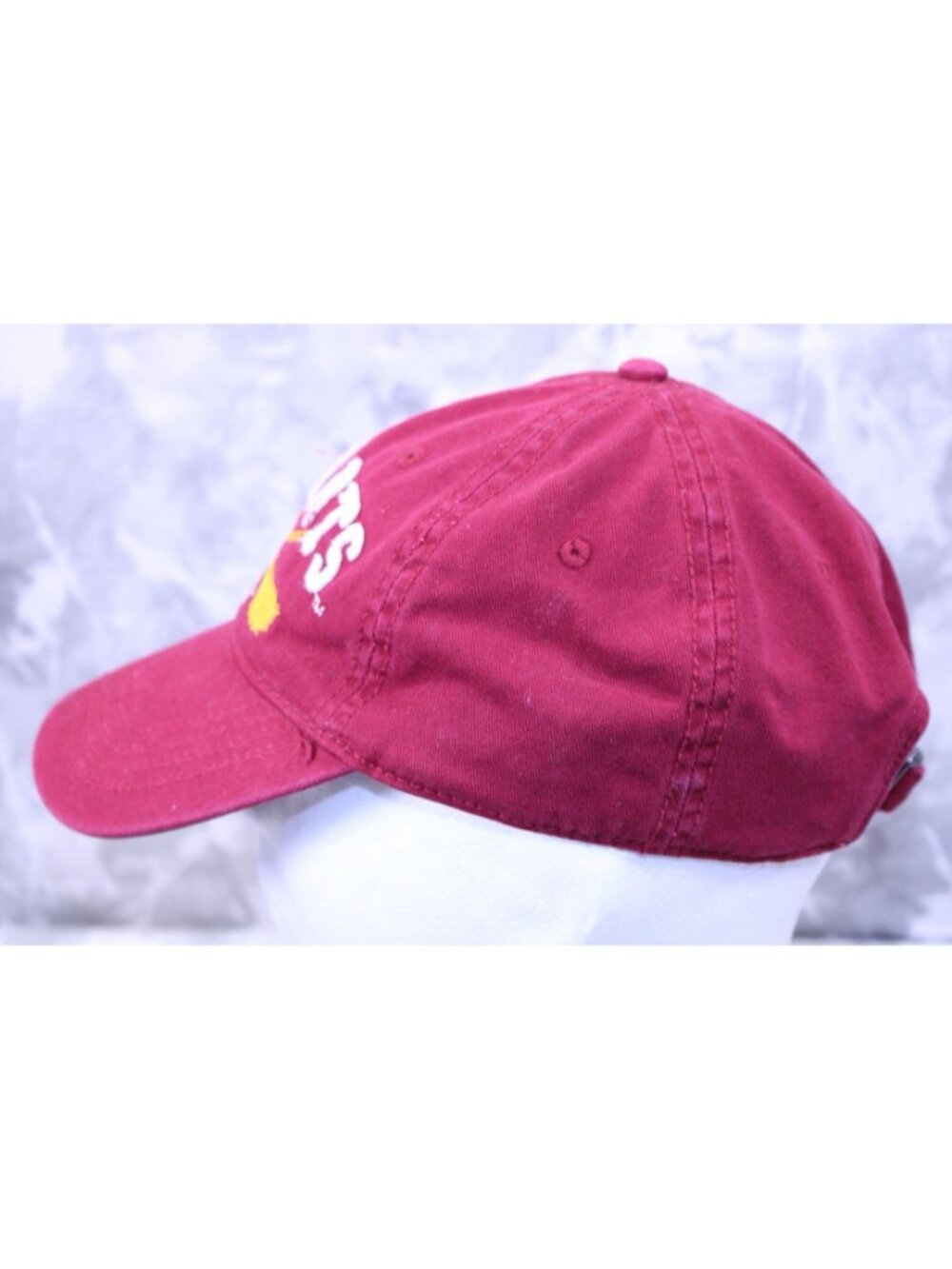 OSFA Harry Potter Hogwarts Alumni Adjustable Strapback Cap Hat Dark Red - Picture 8 of 8